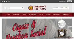 Desktop Screenshot of emersonscigars.com